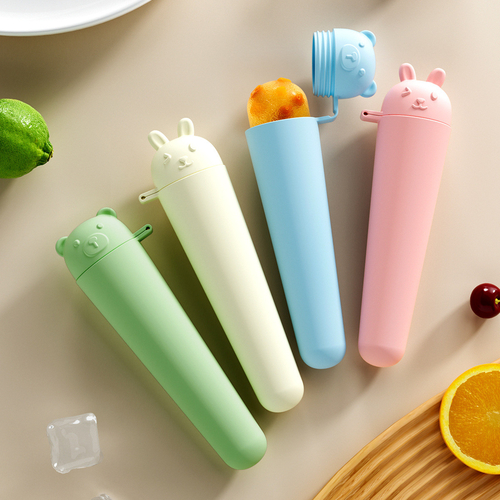 Het laatste nieuws van het bedrijf over Herbruikbare voedselkwaliteit siliconen popsicle vormen BPA-vrije ijsbakken voor zelfgemaakte smoothies, bevroren snacks en zomergerechten