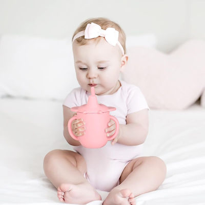 Goede prijs. Silicone die Sippy-Koppen met Straw Lid And Non Slip-het Bewijstrainer Cup Transition Cup opleiden van de Handvattenmorserij online
