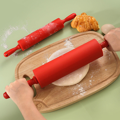 Goede prijs. Handle Silicone Rolling Pin Non Stick Voor Home Keuken Cake online