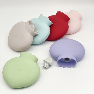 Goede prijs. 500 ml zachte comfortabele siliconen warmwaterfles met schroefdop lekvrije zak voor pijnverlichting middel rug nek, schouders online