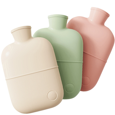 Goede prijs. Rubberen warmtwaterfles met zachte deksel, 2L 1L warmtwater zak voor krampen pijnverlichting online