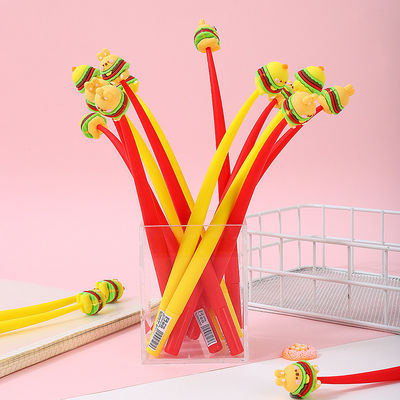 Goede prijs. Leuke Kawaii Pen Accessoires Voor Meisjes Dieren Fruit Gevormd Stressverlichting Voorzieningen Gel Ink Pens Met vervangende opvulling Voor Kinderen Studenten Schoolkantoor online