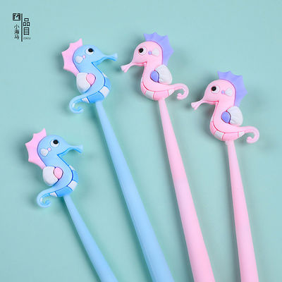 Goede prijs. Schattige Cartoon Blue Gel Ink Pens Cartoon Animal Writing Pens 0,5 mm Gevarieerde Stijlen Pennen Stationery Voor School Office Thuis Student Kinderen Verjaardagscadeau online