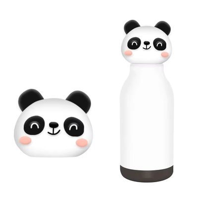 Goede prijs. 16 Ounce Insulated Stainless Steel Water Bottle with Detachable Soft Animal Head for Kids and Teens online