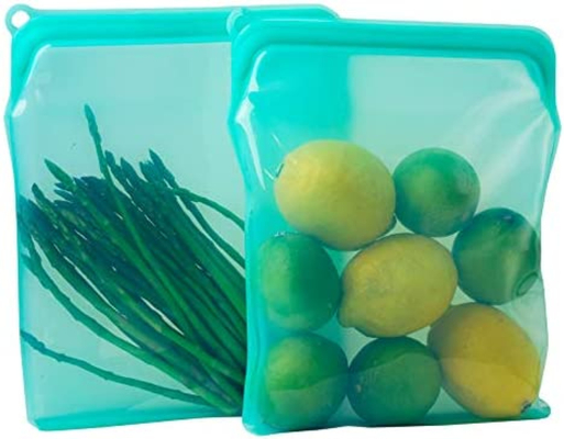 Goede prijs. Herbruikbare 100% siliconen voedselzakken Sandwich snackzakken Nieuwe generatie stand-up zip container voor soep en restjes online
