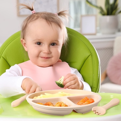 Goede prijs. Misstap niet Praktische Silicone het Voeden Slab, de Platen van Draagbare Siliconekinderen online