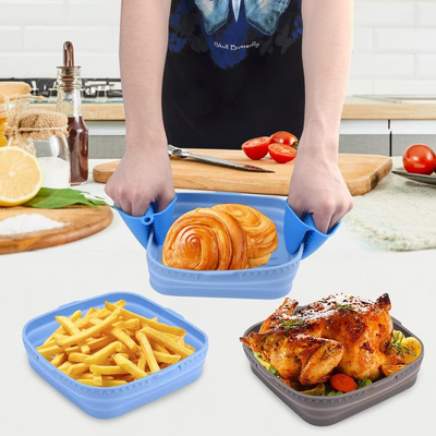 Goede prijs. Het Baksel Tray Cake Mold Odorless Practical van het Microwaveablesilicone online