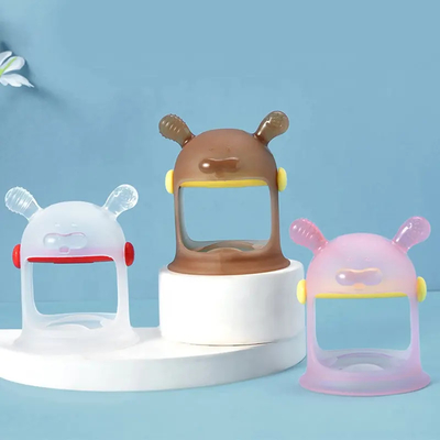 Goede prijs. Wasbare van het het Silicone Sensorische Speelgoed BPA van de Babyrammelaar Vrije Onschadelijk online