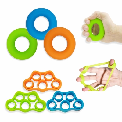 Goede prijs. Silicone handgreep versterker vingertrainer greep krachttrainer nieuw materiaal voorarm greep oefening vingerrekker online