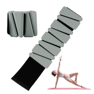 Goede prijs. 2lbs siliconen verstelbare enkel pols gewichten voor thuis gym gebruik yoga dans pilates online
