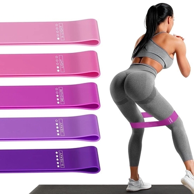Goede prijs. Silicone resistance loop oefenband voor thuis fitness elastische workout 5pcs banden online