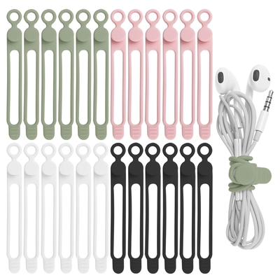 Goede prijs. Silicone kabelmanagement organisator Multifunctionele elastische koord organisator voor het bundelen en bevestigen van kabelkabels Draadband online
