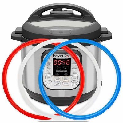 Silicone Instant Pot 2 Pack Verzegelring 3 QT 5QT 6QT 8QT Voor 6 Qt Power Cooker Inner Pot Seal