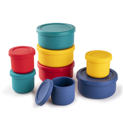 Silicone Bento Box voor kinderen Kleuters Silicone Food Grade Lunchbox Leakproof