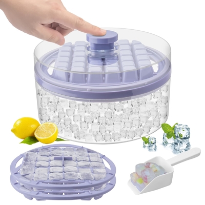 Ice Cube Trays Mould met deksel en container voor Whisky Cocktail Sap Koffie