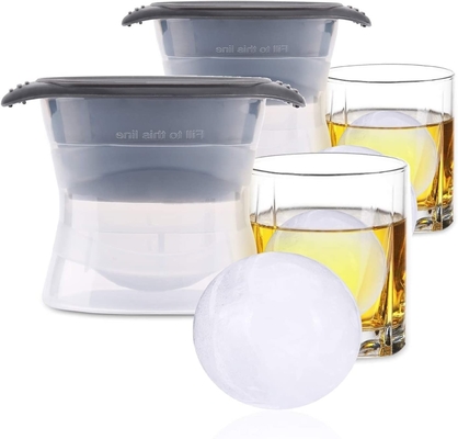 Silicone vriezer pers bol ijsbal maker vorm groot rond voor whisky Scotch cocktail drankjes ijsballen