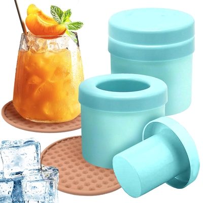 Goede prijs. Silinder Silicone ijsblokvorm decompressie ijsrooster pers type mini ijsmaker kop online