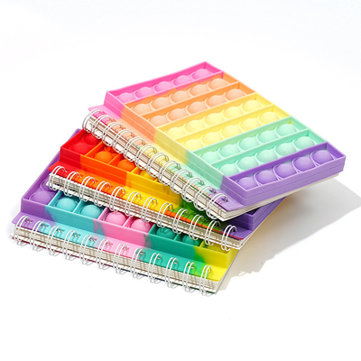 Vingertop Sensory Toys Push Pop Bubble Fidget Notebook met weegschaal en 140g gewicht