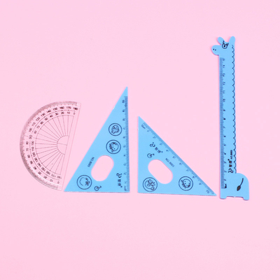Soft Cartoon Shatterproof Straight Edge Lineer Bendable Lineer 30cm/12 inch