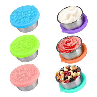 Goede prijs. Dressing Containers voor kruiden, salade dressing, dip, snacks, roestvrij staal dip sauce kopjes, mini-food online