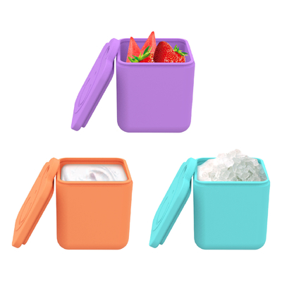 Goede prijs. Dipscontainers voor kinderen Prints, lekvrije lunchboxverdeler Afdichting en deksels Siliconen maaltijdhouder BPA-vrije saladedressing online