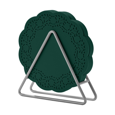 Silikon drinkcoasters met houder Drinkcupcoasters Silikon trivet matten Hittebestendige theemat Huiswarming cadeautjes