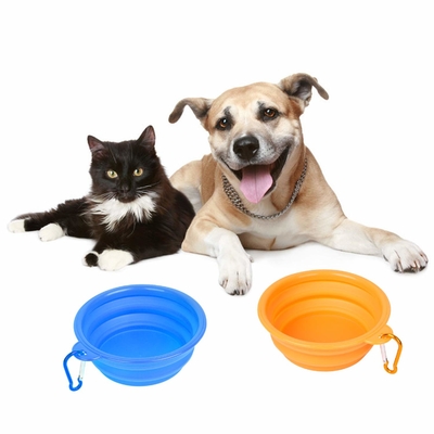 Goede prijs. Silikon opvouwbare hondenbakken BPA-vrij Draagbare opvouwbare reisbak voor huisdieren Kattenvoedsel Watervoederbak voor kamperen online