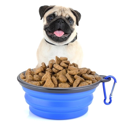 Goede prijs. Opvouwbare huisdieren kom hond kom 2 pak Draagbare siliconen huisdierenvoerder hond kat voedsel water voeding Reis kom voor kamperen online