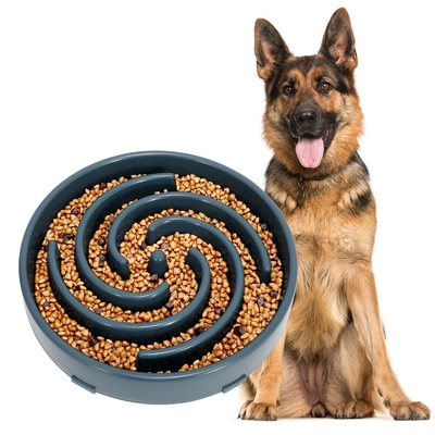 Goede prijs. Langzaamvoedende hondenbakken voor grote honden anti-schokken Langzamervoedend hondenpuzzelbak Pet Langzaam eten Interactieve opgeblazen stop online