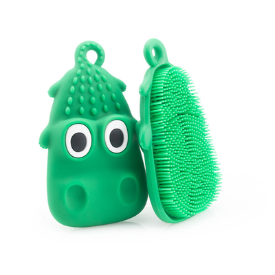 Goede prijs. Multifunctioneel siliconen baby douche borstel body scrubber en haarborstel voor kinderen online