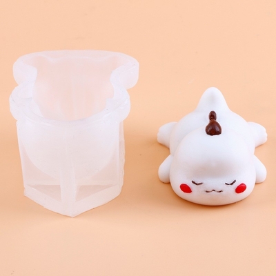 Op maat gemaakt DIY Silicone 3D Animal Candle Mould voor zeep en chocolade kerstcadeau