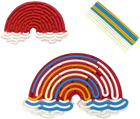 Sensorische activiteit Board Silicone Fidget Toy Ontworpen voor het kalmeren van stress Angst ADHD Autisme