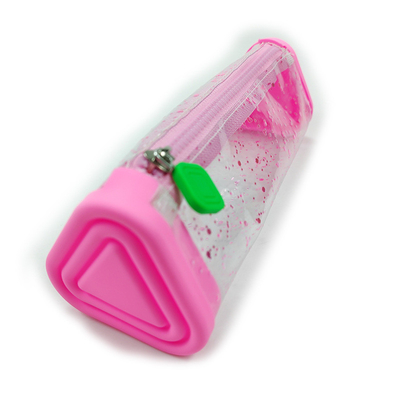Goede prijs. BPA-vrij siliconen potlooddoosje grote capaciteit kantoor scholen papierwerk organisator make-up tas potlood zak voor jongens meisjes online