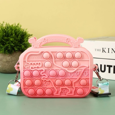 Goede prijs. Lichte leuke siliconen tas make-up tas potlood voor kinderen school kantoorbenodigdheden crossbody schouder handtas online