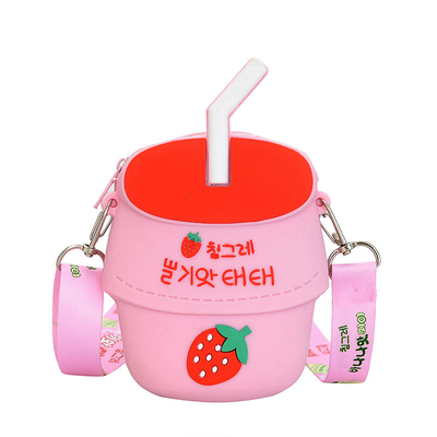 Goede prijs. Kwaii Silikon potlooddoos BPA gratis papierwerk organisator make-up tas crossbody schouder tas voor kinderen kerstcadeau online