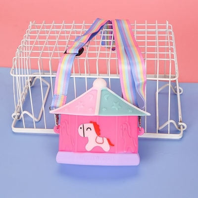 Goede prijs. Carousel Kid CrossBody Schoudertas BPA Gratis Silikon Potlood Case Voor Stationery En Make-up Organisatie Schoolbenodigdheden online