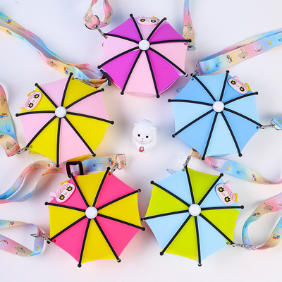 Silikon potlooddoos make-up tas Silikon Corssbody schoudertas Tas Cartoon Kinderen tas Kinderen handtas Schoudertas