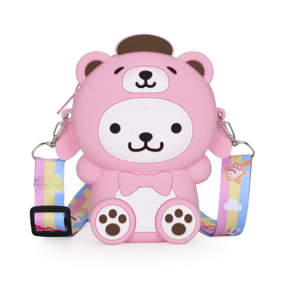 Goede prijs. Kawaii crossbody tas schattig schoudertas cartoon dier siliconen tas anime portemonnee meisjes kinderen verjaardag kerst cadeau online