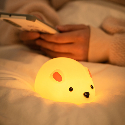 Muis Nachtlicht Voor Kinderen Oplaadbare LED Kinderen Lamp Timer Bedlamp Decor Baby Kinderopvang Borstvoeding Nachtlicht