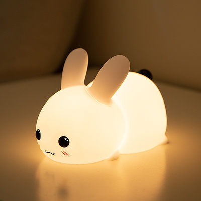 Goede prijs. Rabbit Silicone Nachtlicht Voor Kinderen 16 Kleurveranderend Kinderen Nachtlicht USB Baby Kinderkamer Bedkant Touch Lamp Nachtlichten online
