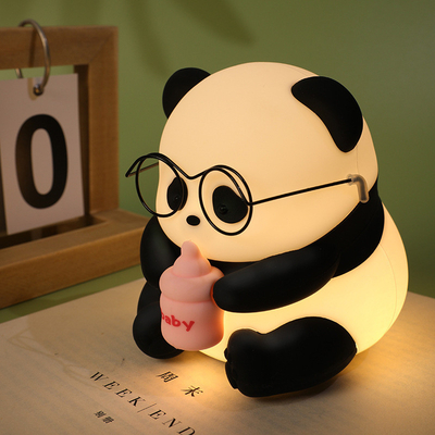 Goede prijs. Panda nachtlicht voor kinderen tik controle oplaadbare slaap timer batterij baby voeden kinderkamer nachtlicht voor kinderen kamer online
