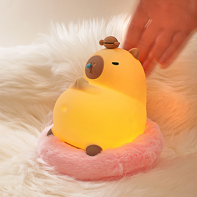 Goede prijs. Capybara nachtlicht voor kinderen 16 kleurenveranderend kind nachtlicht voor kinderkamer draagbare batterij baby voeding nachtlicht online