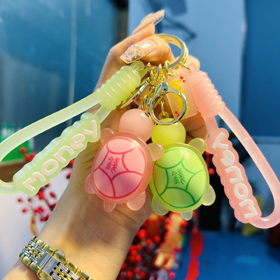 Goede prijs. Cartoon Keychain Star Car Key Ring Demon Rabbit Charm Bag Accessoire Voor Vrouwen online