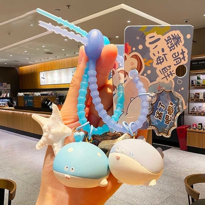 Goede prijs. Handtas Charms Sea Fish Cartoon Sleutelhanger Kawaii Dieren Sleutelhangers Voor Meisjes En Vrouwen online