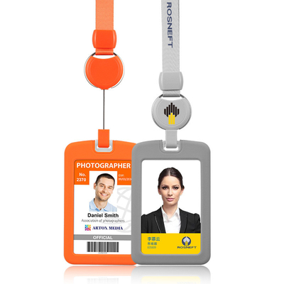 Office School ID Credit Cards Nabijheid Sleutel smaakloze Groene ID Card Houder Protector Pouch