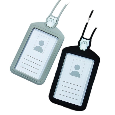 Goede prijs. Professionele Silicon Card Holder met Lanyard Neck Strap BPA vrij online