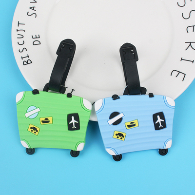 Goede prijs. Grote siliconen naam bagage ID tags schattig cartoon varken beer voor reizen online