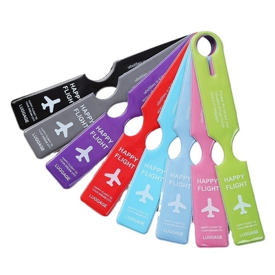 kantoor/school/persoonlijke cartoon siliconen bagage ID tag voor tas koffer vliegtuig cruiseschepen