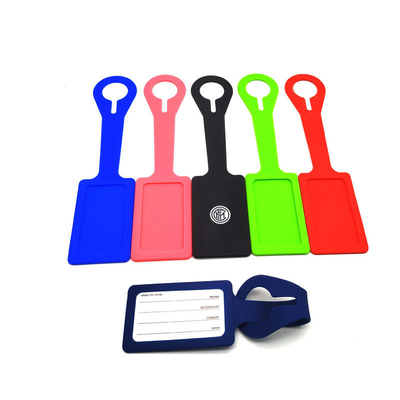 Office/School/Persoonlijke siliconen bagage tag, schattig en praktisch koffer label met naam ID-kaart