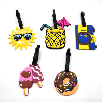 Goede prijs. Cartoon siliconen bagage tags voor koffers en schoolzakken tijdens de zomervakantie online
